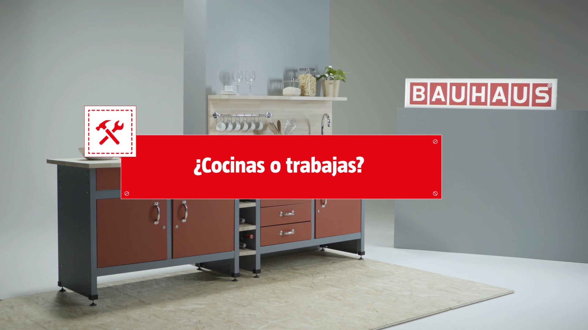 BAUHAUS Videotutorial: ¿Cocinas o trabajas?