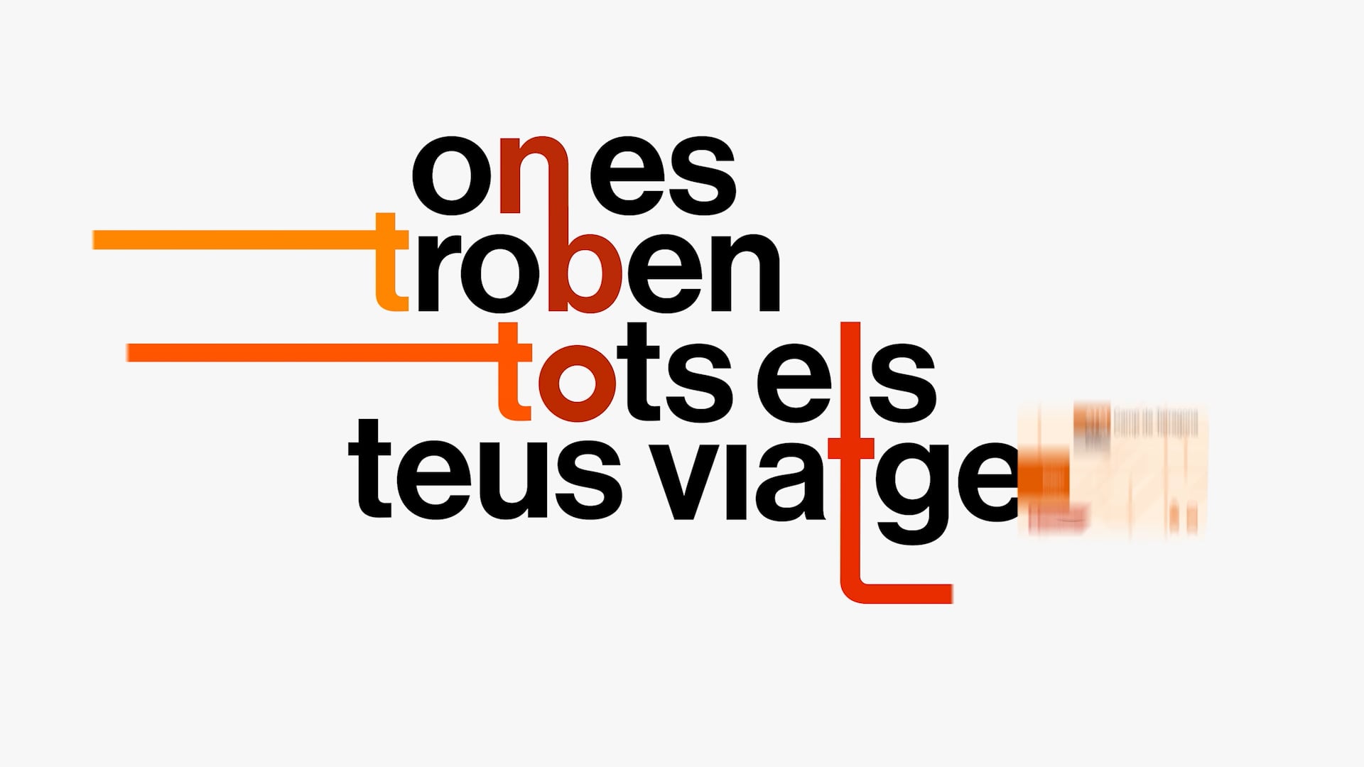 On es troben tots els teus viatges. Spot 4/4. Generalitat de Catalunya
